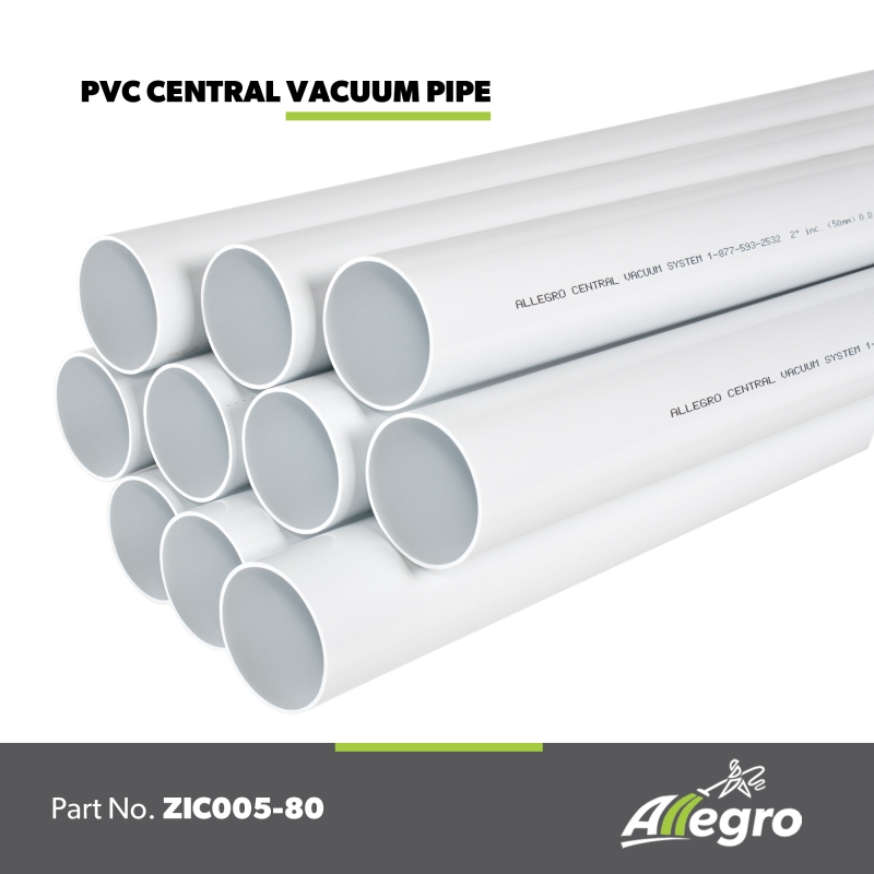 Central Vacuum Standard 2 Inch Outside Diameter Pvc Pipe